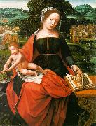 MASTER of Female Half-length Madonna and Child s oil